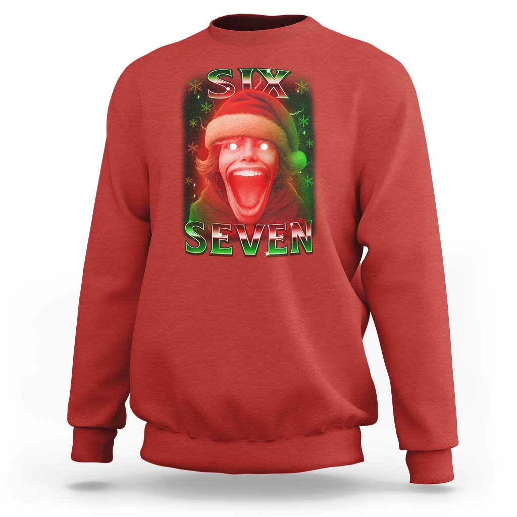67 Six Seven Christmas Meme Sweatshirt The Mason 67 Kid Gen Alpha Slang - Wonder Print Shop