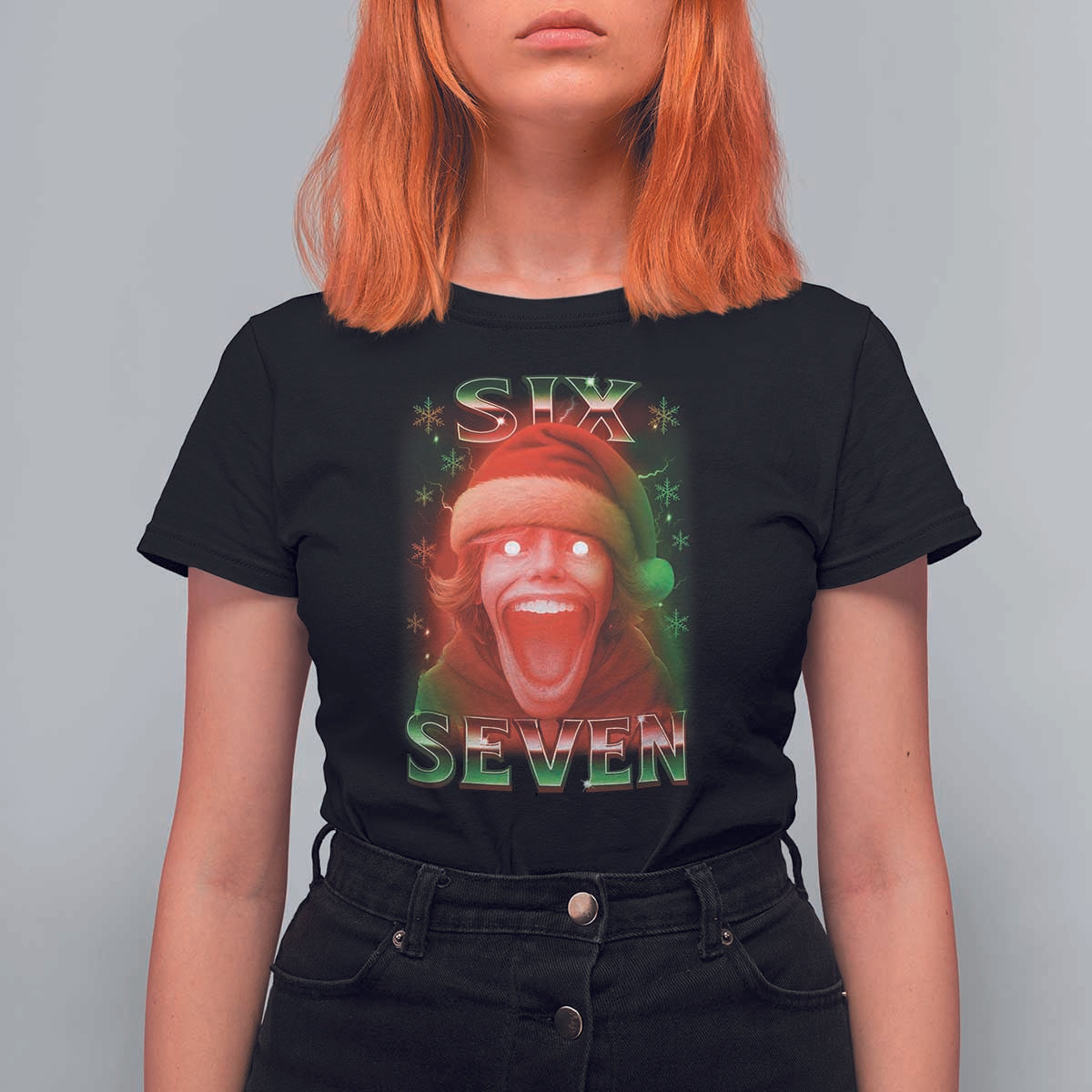 67 Six Seven Christmas Meme T Shirt For Women The Mason 67 Kid Gen Alpha Slang - Wonder Print Shop
