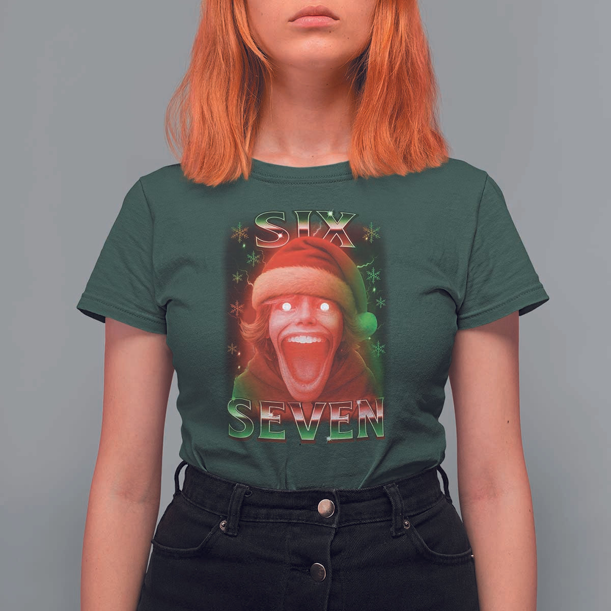 67 Six Seven Christmas Meme T Shirt For Women The Mason 67 Kid Gen Alpha Slang - Wonder Print Shop