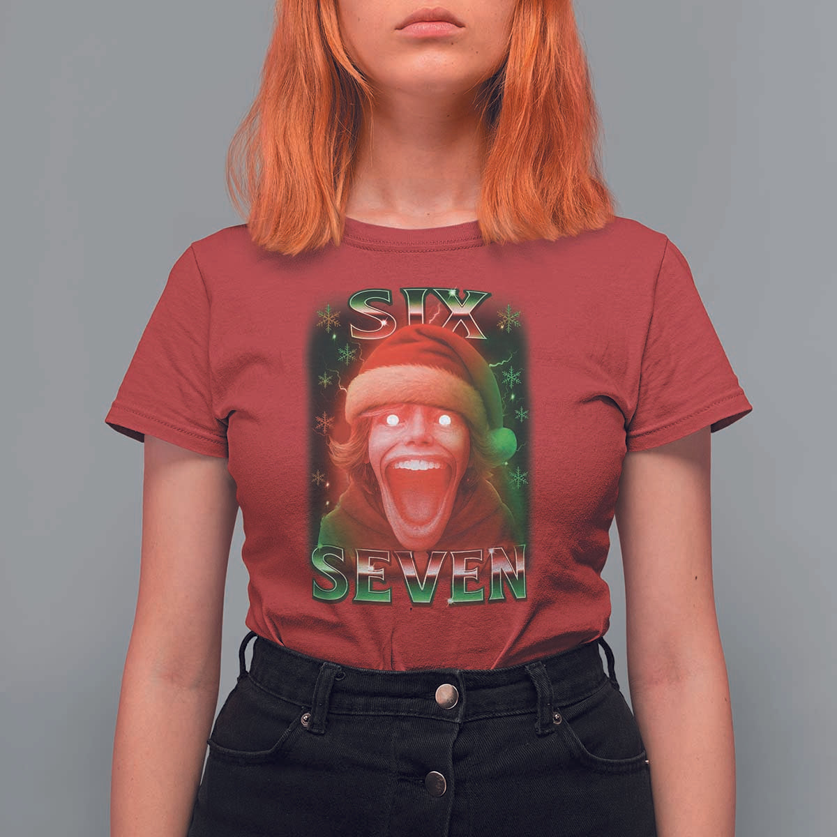 67 Six Seven Christmas Meme T Shirt For Women The Mason 67 Kid Gen Alpha Slang - Wonder Print Shop