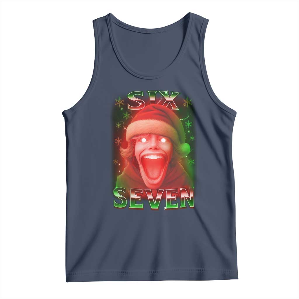 67 Six Seven Christmas Meme Tank Top The Mason 67 Kid Gen Alpha Slang - Wonder Print Shop