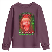 67 Six Seven Christmas Meme Youth Sweatshirt The Mason 67 Kid Gen Alpha Slang - Wonder Print Shop
