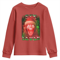 67 Six Seven Christmas Meme Youth Sweatshirt The Mason 67 Kid Gen Alpha Slang - Wonder Print Shop