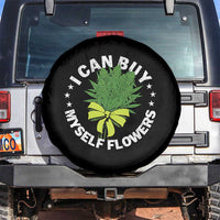 Funny Weed Cannabis 420 Spare Tire Cover I Can Buy Myself Flowers Marijuana Smoking - Wonder Print Shop