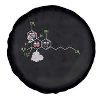 Cannabis Weed Spare Tire Cover Molecule THC Marijuana Stoner - Wonder Print Shop