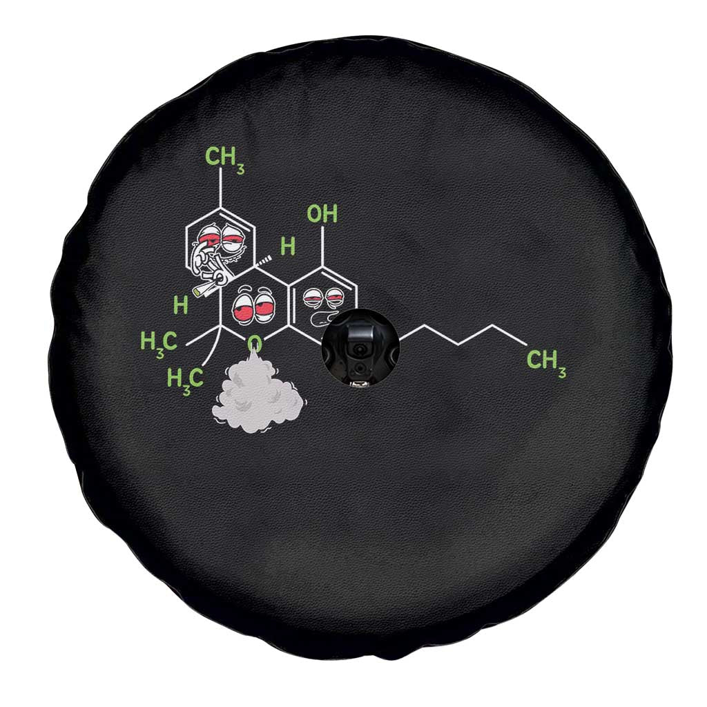 Cannabis Weed Spare Tire Cover Molecule THC Marijuana Stoner - Wonder Print Shop