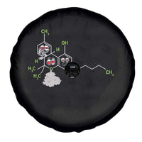 Cannabis Weed Spare Tire Cover Molecule THC Marijuana Stoner - Wonder Print Shop