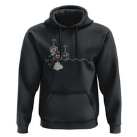 Cannabis Weed Hoodie Molecule THC Marijuana Stoner - Wonder Print Shop