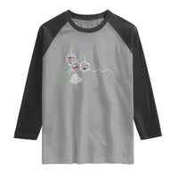 Cannabis Weed Raglan Shirt Molecule THC Marijuana Stoner - Wonder Print Shop