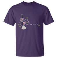 Cannabis Weed T Shirt Molecule THC Marijuana Stoner - Wonder Print Shop