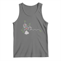 Cannabis Weed Tank Top Molecule THC Marijuana Stoner - Wonder Print Shop