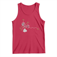 Cannabis Weed Tank Top Molecule THC Marijuana Stoner - Wonder Print Shop