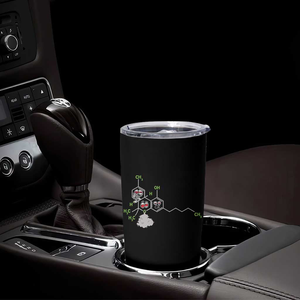 Cannabis Weed Tumbler Cup Molecule THC Marijuana Stoner - Wonder Print Shop