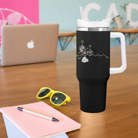 Cannabis Weed Tumbler With Handle Molecule THC Marijuana Stoner - Wonder Print Shop