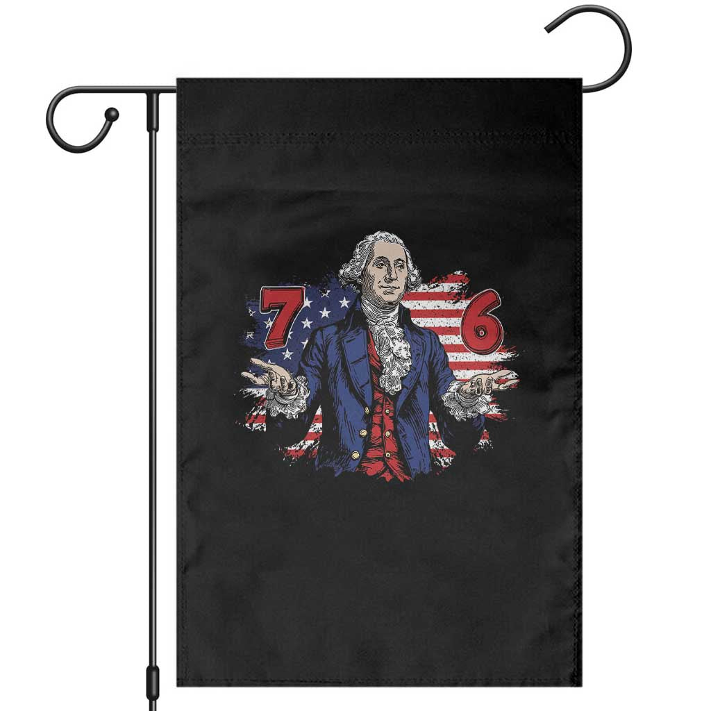 Funny George Washington 67 Garden Flag Six Seven Meme Gen Alpha Slang - Wonder Print Shop