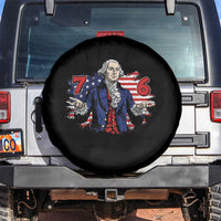 Funny George Washington 67 Spare Tire Cover Six Seven Meme Gen Alpha Slang - Wonder Print Shop