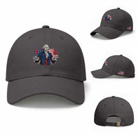 Funny George Washington 67 Baseball Cap Six Seven Meme Gen Alpha Slang