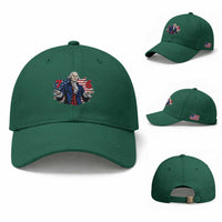 Funny George Washington 67 Baseball Cap Six Seven Meme Gen Alpha Slang