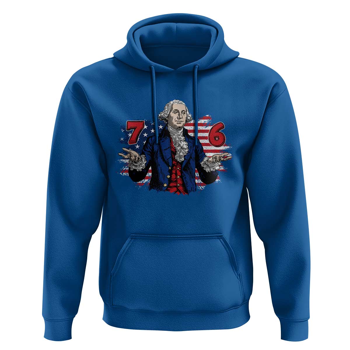 Funny George Washington 67 Hoodie Six Seven Meme Gen Alpha Slang - Wonder Print Shop