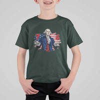 Funny George Washington 67 T Shirt For Kid Six Seven Meme Gen Alpha Slang - Wonder Print Shop