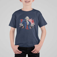Funny George Washington 67 T Shirt For Kid Six Seven Meme Gen Alpha Slang - Wonder Print Shop