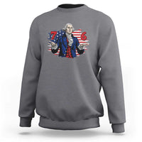Funny George Washington 67 Sweatshirt Six Seven Meme Gen Alpha Slang - Wonder Print Shop