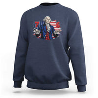 Funny George Washington 67 Sweatshirt Six Seven Meme Gen Alpha Slang - Wonder Print Shop