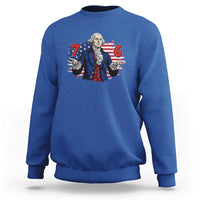 Funny George Washington 67 Sweatshirt Six Seven Meme Gen Alpha Slang - Wonder Print Shop