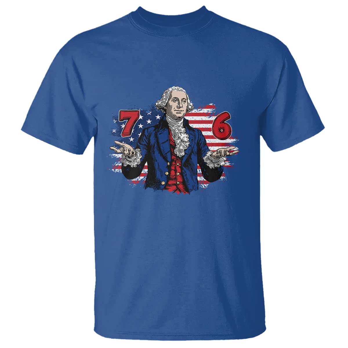 Funny George Washington 67 T Shirt Six Seven Meme Gen Alpha Slang - Wonder Print Shop
