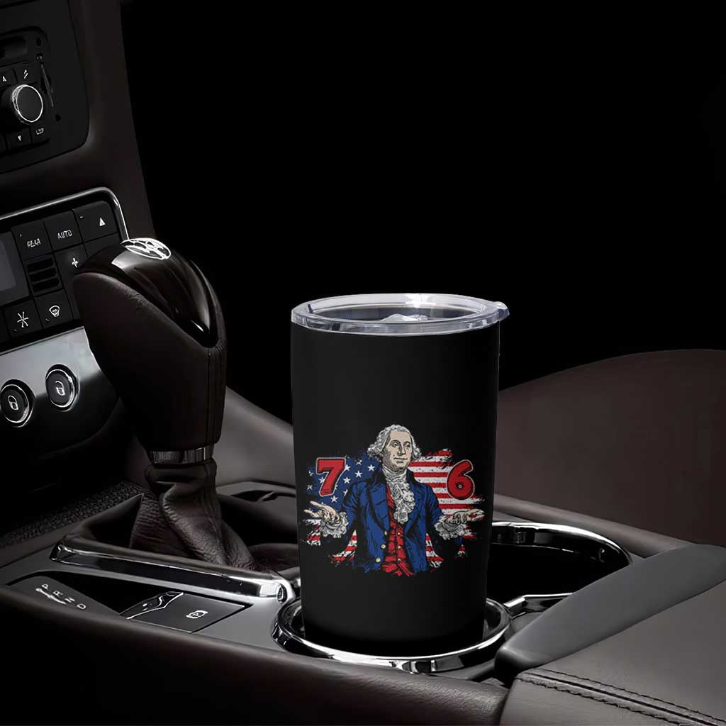 Funny George Washington 67 Tumbler Cup Six Seven Meme Gen Alpha Slang - Wonder Print Shop