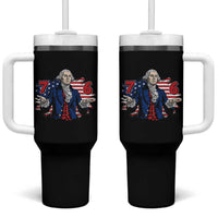 Funny George Washington 67 Tumbler With Handle Six Seven Meme Gen Alpha Slang - Wonder Print Shop