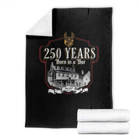 250 Years Born In A Bar Throw Blanket 250th Birthday Military - Wonder Print Shop