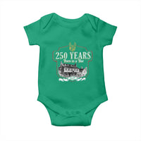 250 Years Born In A Bar Baby Onesie 250th Birthday Military - Wonder Print Shop