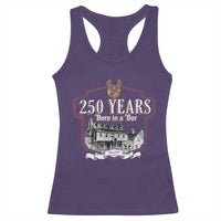 250 Years Born In A Bar Racerback Tank Top 250th Birthday Military - Wonder Print Shop