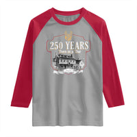 250 Years Born In A Bar Raglan Shirt 250th Birthday Military - Wonder Print Shop