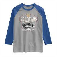 250 Years Born In A Bar Raglan Shirt 250th Birthday Military - Wonder Print Shop