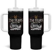 250 Years Born In A Bar Tumbler With Handle 250th Birthday Military - Wonder Print Shop