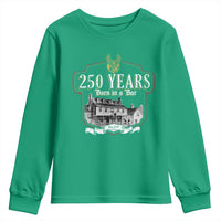 250 Years Born In A Bar Youth Sweatshirt 250th Birthday Military - Wonder Print Shop