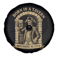 Funny Born In A Tavern Spare Tire Cover 250th Birthday Military - Wonder Print Shop