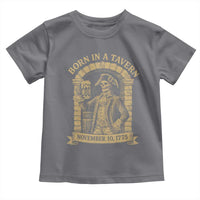 Funny Born In A Tavern Toddler T Shirt 250th Birthday Military - Wonder Print Shop