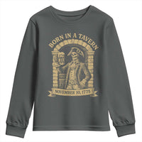 Funny Born In A Tavern Youth Sweatshirt 250th Birthday Military - Wonder Print Shop