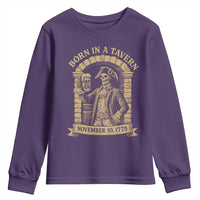Funny Born In A Tavern Youth Sweatshirt 250th Birthday Military - Wonder Print Shop
