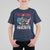 Veterans Against Fascists T Shirt For Kid Patriotic Soldier Vintage American Flag - Wonder Print Shop