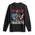 Veterans Against Fascists Long Sleeve Shirt Patriotic Soldier Vintage American Flag - Wonder Print Shop