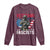 Veterans Against Fascists Long Sleeve Shirt Patriotic Soldier Vintage American Flag - Wonder Print Shop
