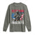 Veterans Against Fascists Long Sleeve Shirt Patriotic Soldier Vintage American Flag - Wonder Print Shop