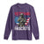 Veterans Against Fascists Long Sleeve Shirt Patriotic Soldier Vintage American Flag - Wonder Print Shop