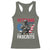 Veterans Against Fascists Racerback Tank Top Patriotic Soldier Vintage American Flag - Wonder Print Shop