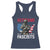 Veterans Against Fascists Racerback Tank Top Patriotic Soldier Vintage American Flag - Wonder Print Shop