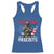 Veterans Against Fascists Racerback Tank Top Patriotic Soldier Vintage American Flag - Wonder Print Shop